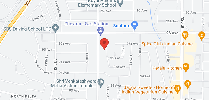 map of 9515 116A STREET